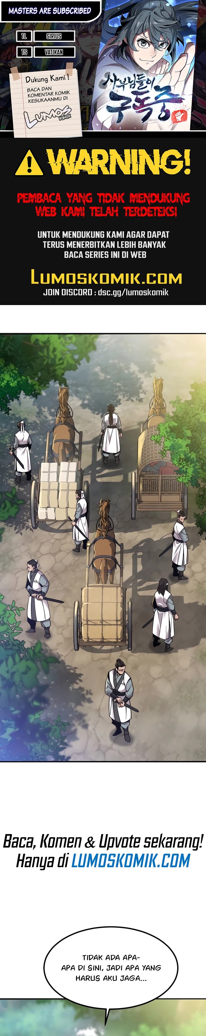 The Masters Are Watching Over Me Chapter 07 Gambar 1