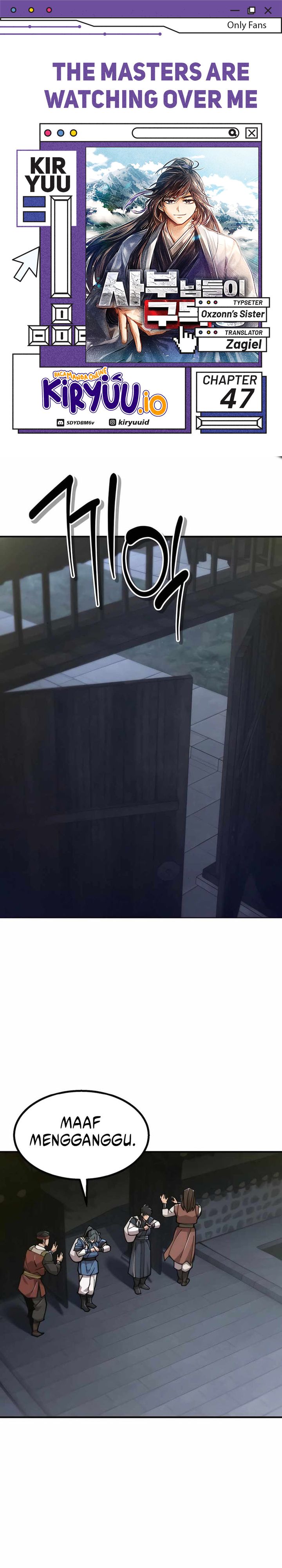 The Masters Are Watching Over Me Chapter 47 Gambar 1