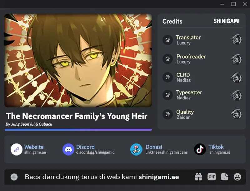 The Necromancer Family’s Young Heir Chapter 18 Gambar 1