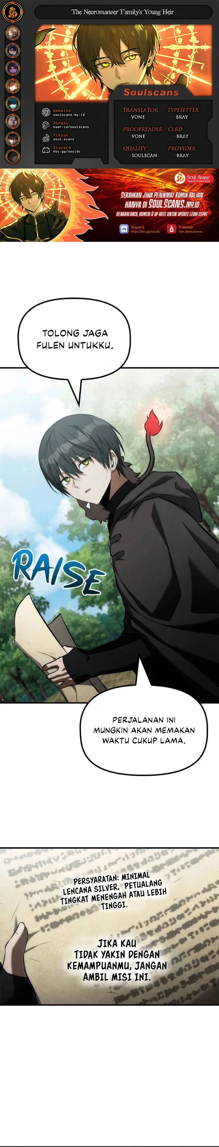 The Necromancer Family’s Young Heir Chapter 48 Gambar 1