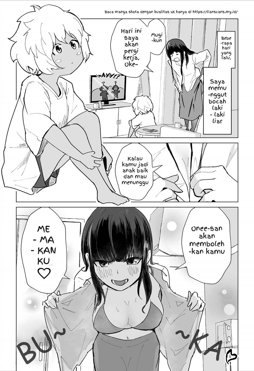 The Office-Lady who took in a Wild Shota Chapter 03 Gambar 1