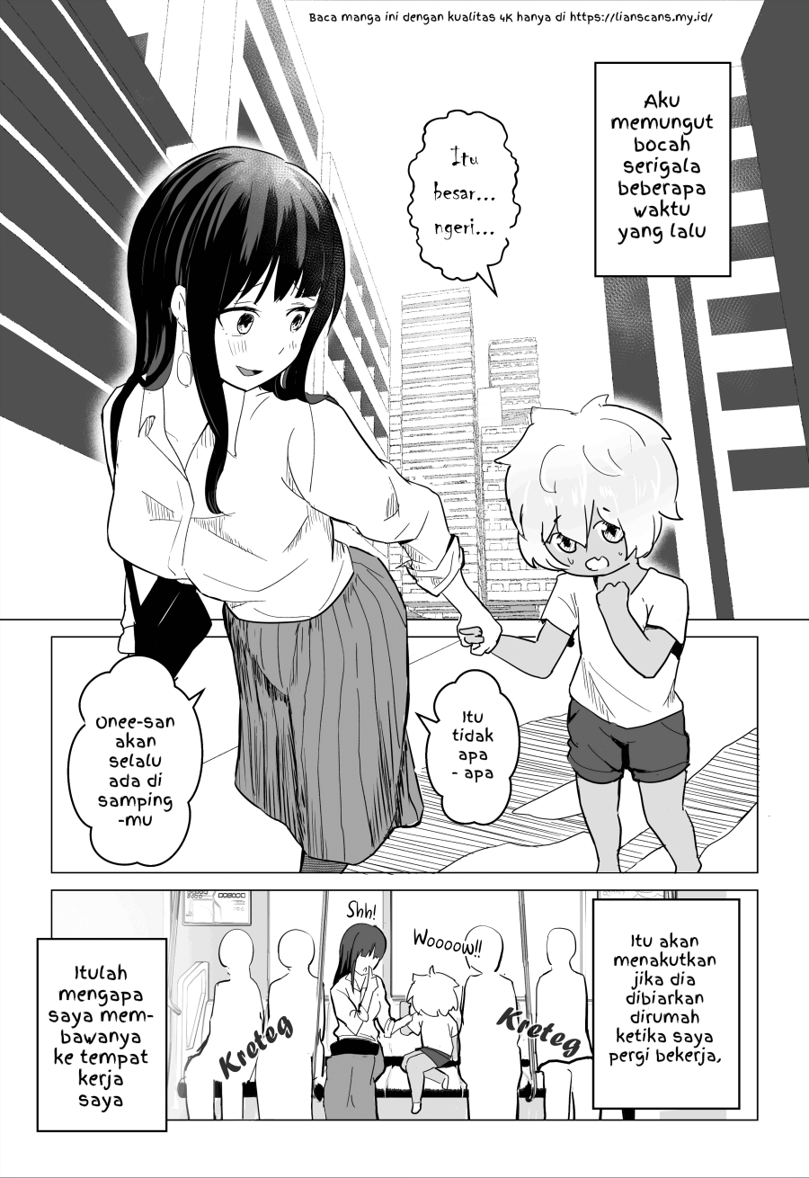 The Office-Lady who took in a Wild Shota Chapter 05 Gambar 1