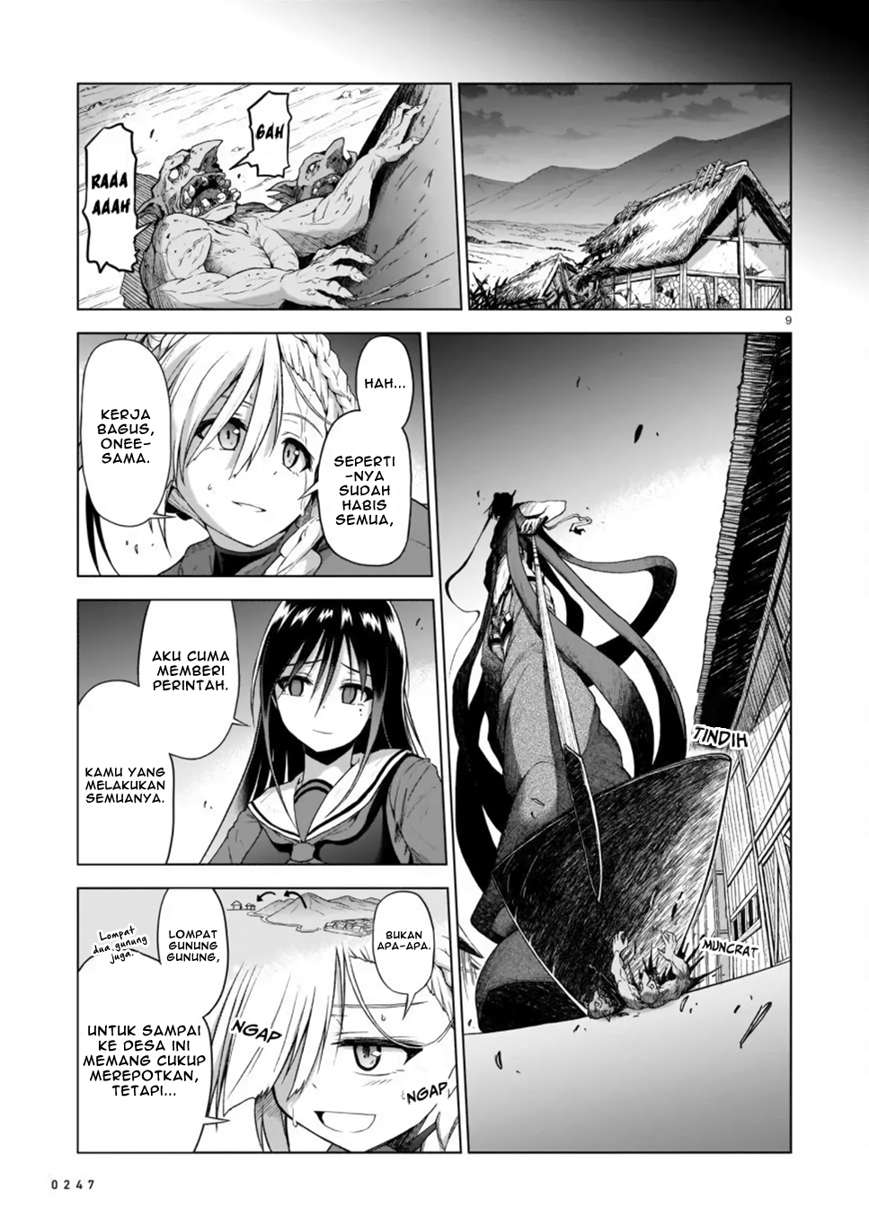 The Onee-sama and the Giant (Onee-sama to Kyojin) Chapter 02 Gambar 11