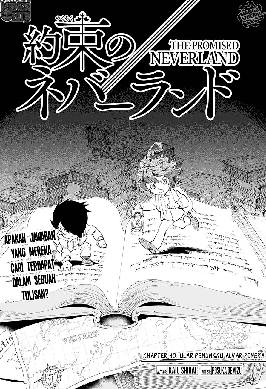 The Promised Neverland Chapter 40 Gambar 4