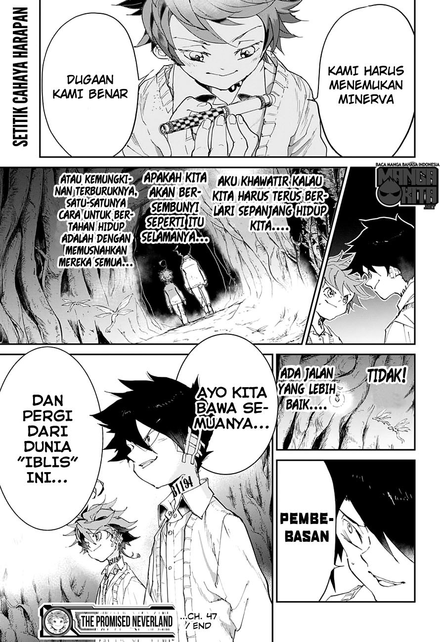 The Promised Neverland Chapter 47 Gambar 21
