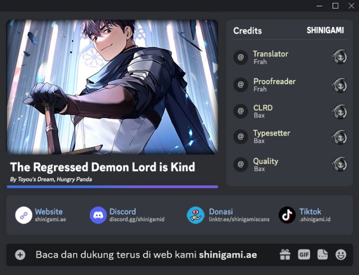 The Regressed Demon Lord Is Kind Chapter 13 Gambar 1
