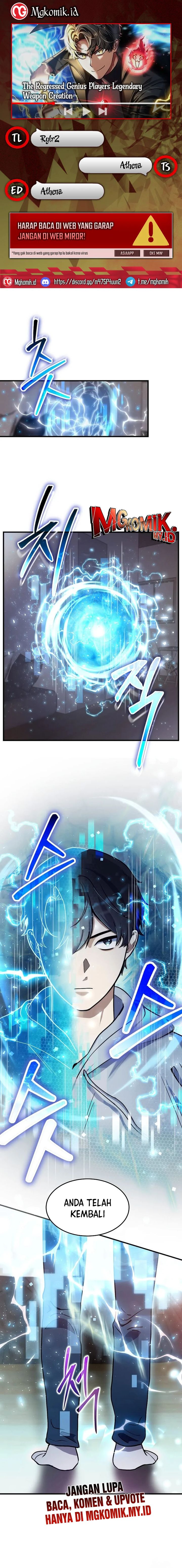 The Regressed Genius Player’s Legendary Weapon Creation Chapter 08 Gambar 1