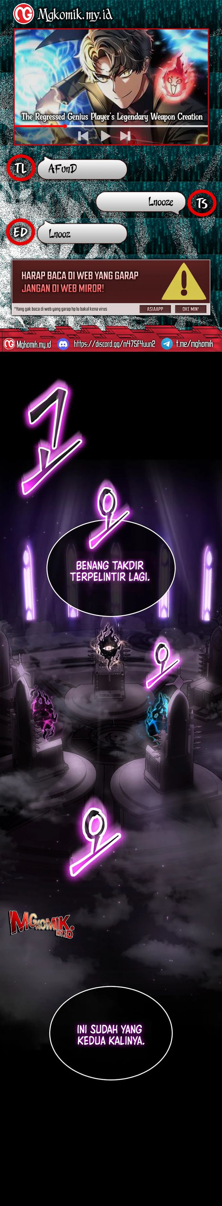 The Regressed Genius Player’s Legendary Weapon Creation Chapter 44 Gambar 1