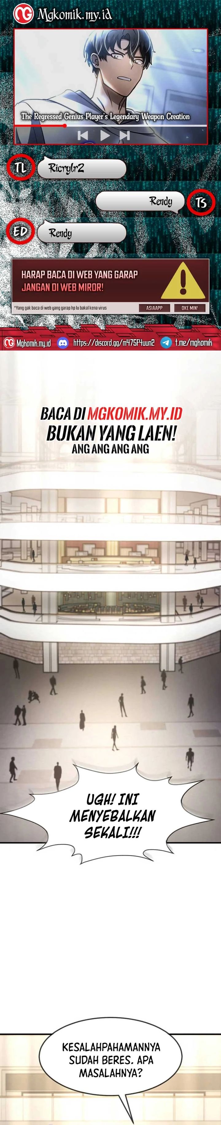 The Regressed Genius Player’s Legendary Weapon Creation Chapter 62 Gambar 1