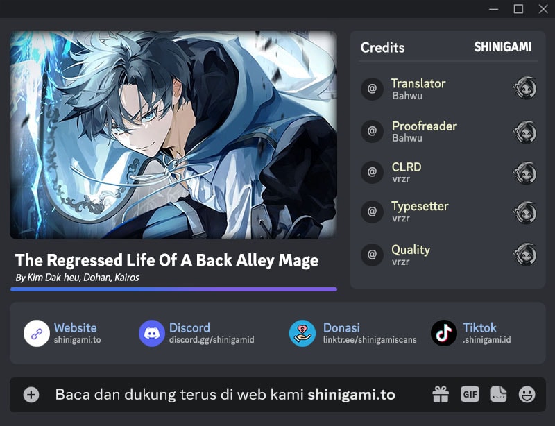The Regressed Life Of A Back Alley Mage Chapter 09 Gambar 1