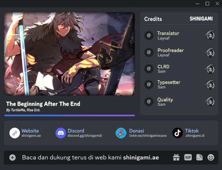 The Beginning After the End (The King Grey Reincarnation) Chapter 183 Gambar 1