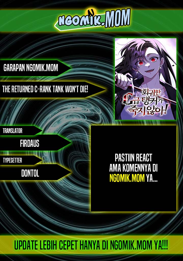The Returned C-Rank Tank Won’t Die! Chapter 01 Gambar 1