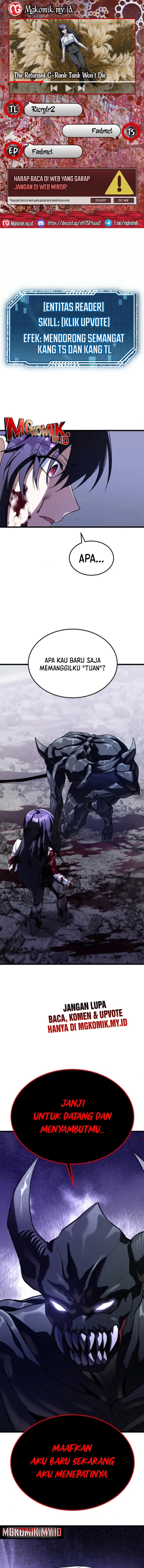 The Returned C-Rank Tank Won’t Die! Chapter 40 Gambar 1
