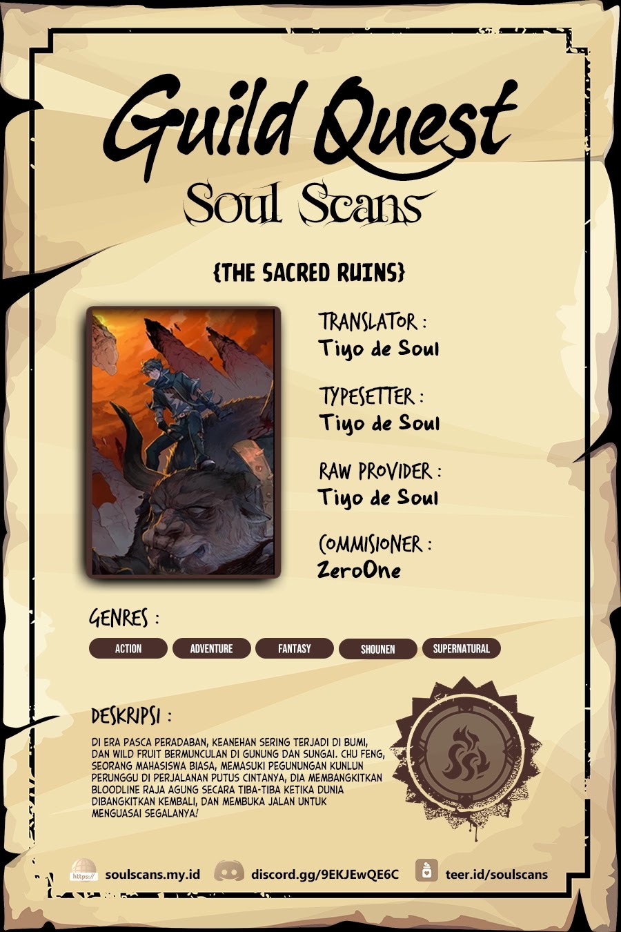The Sacred Ruins Chapter 186 Gambar 1