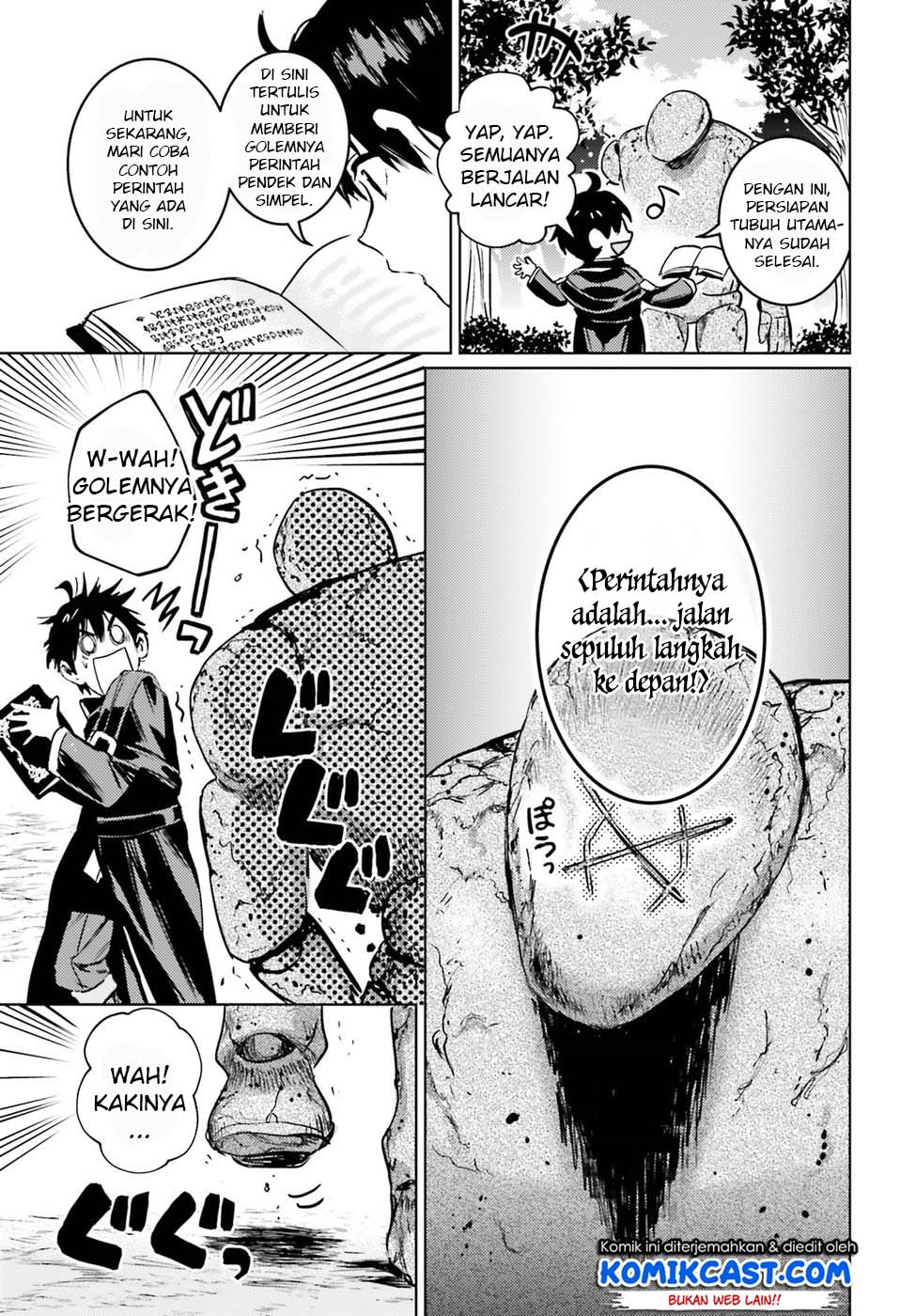 The Sorcerer King of Destruction and the Golem of the Barbarian Queen Chapter 02 Gambar 15