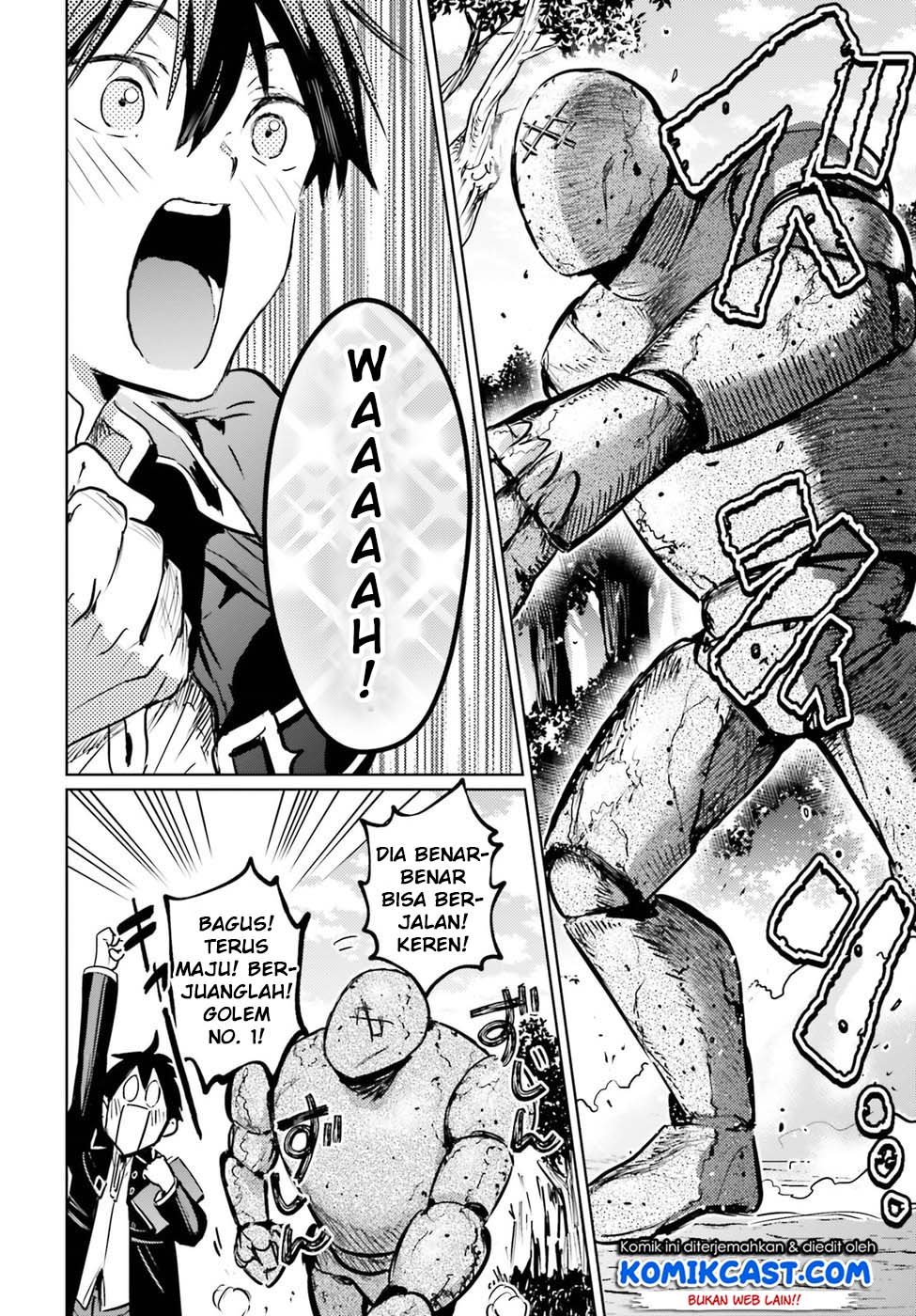 The Sorcerer King of Destruction and the Golem of the Barbarian Queen Chapter 02 Gambar 16