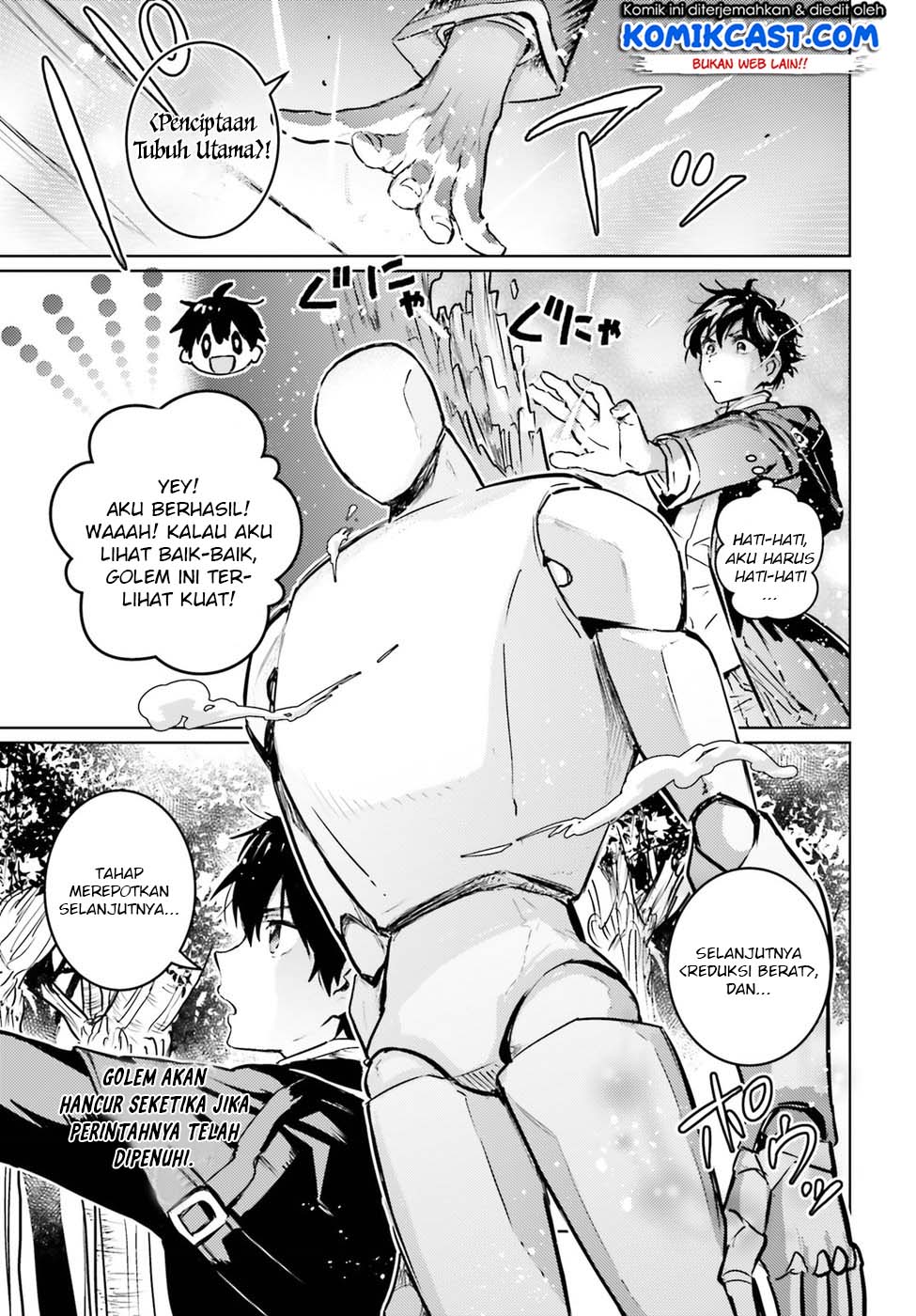 The Sorcerer King of Destruction and the Golem of the Barbarian Queen Chapter 02 Gambar 23