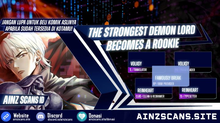 The Strongest Demon Lord Becomes a Rookie Chapter 01 Gambar 1