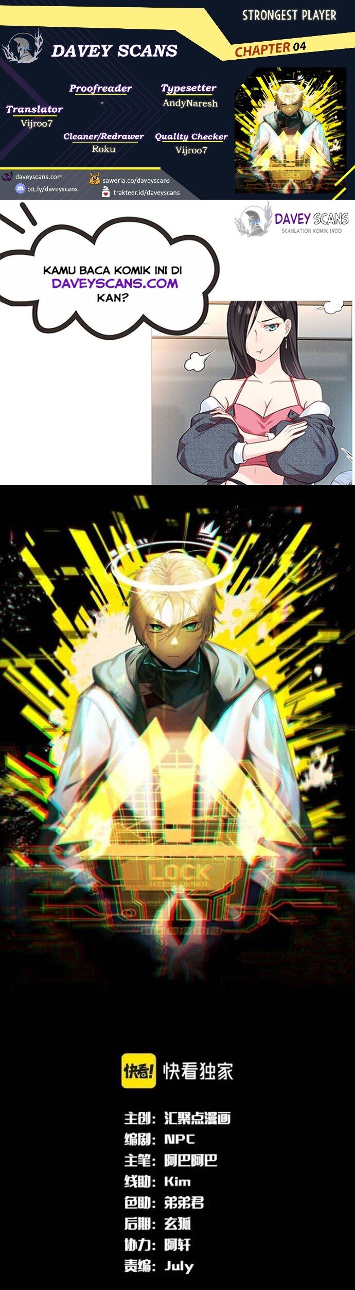 The Strongest Gamer Player (The Strongest Player) Chapter 04 Gambar 1