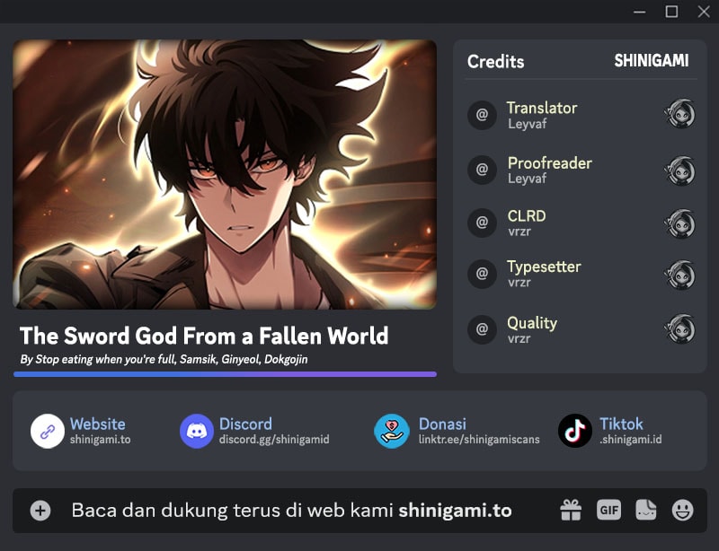 The Sword God From A Fallen World Chapter 41 Gambar 1