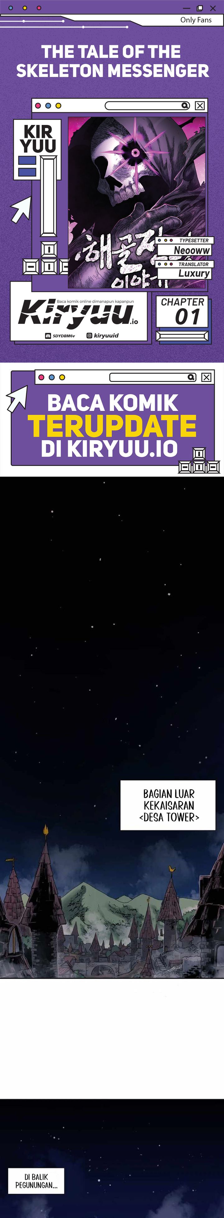 The Tale of the Skeleton Messenger Chapter 01 Gambar 1