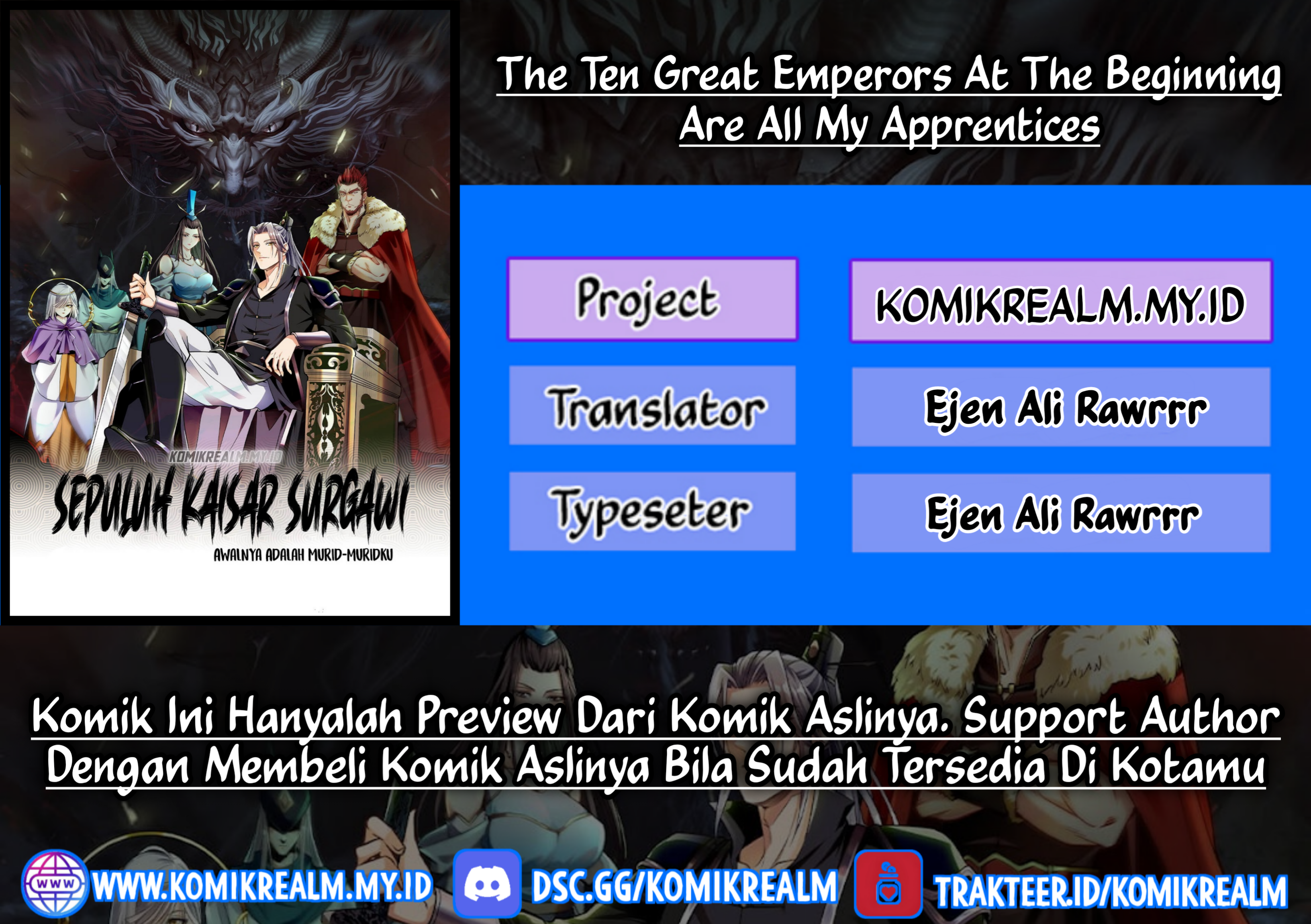 The Ten Great Emperors Are All My Disciples Chapter 28 Gambar 1