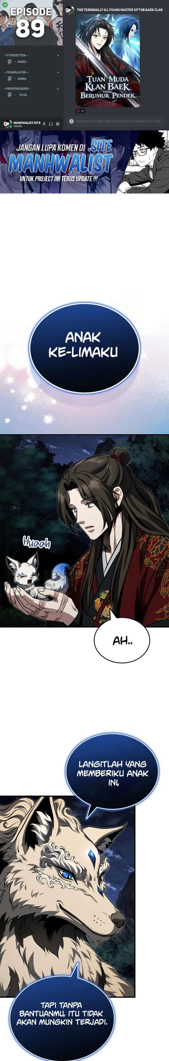 The Terminally Ill Young Master of the Baek Clan Chapter 89 Gambar 1