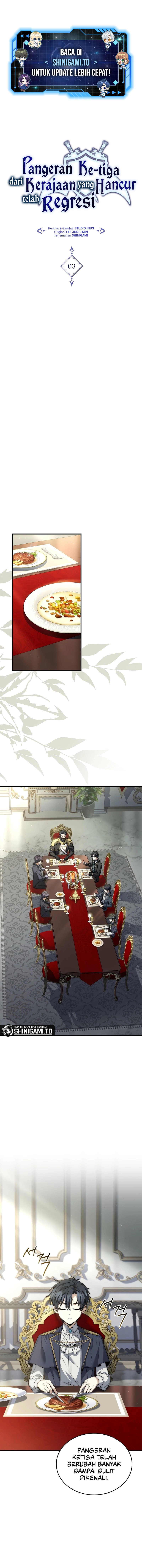 The Third Prince Of The Fallen Kingdom has Regressed Chapter 03 Gambar 1