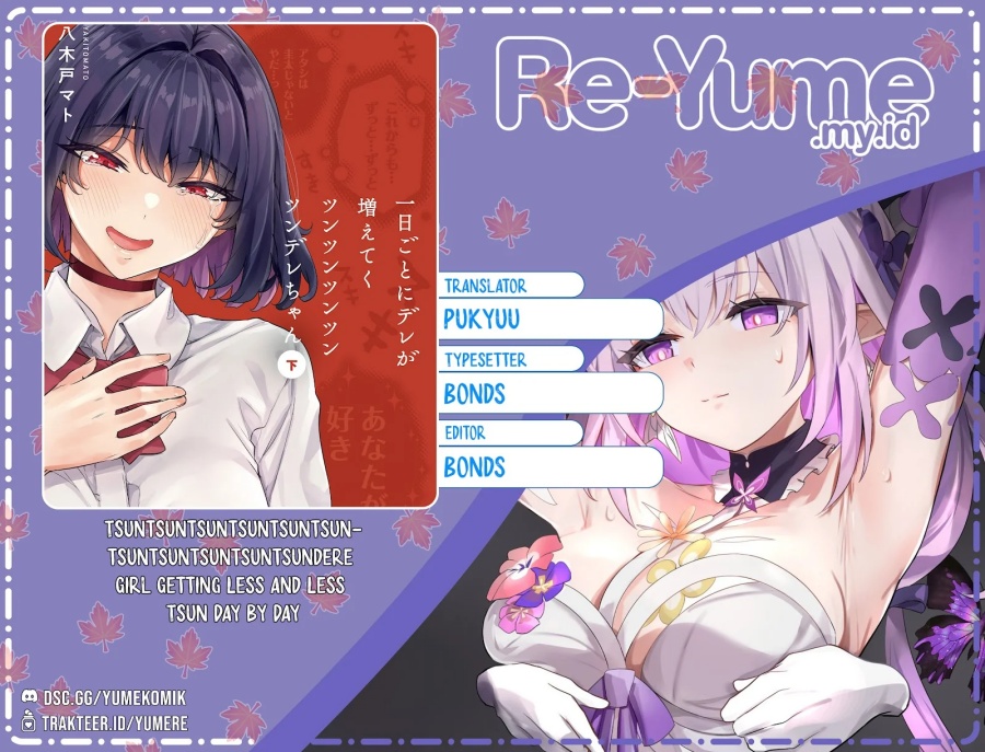 The Tsuntsuntsuntsuntsuntsuntsuntsuntsuntsuntsundere Girl Getting Less and Less Tsun Day by Day Chapter 25-37.5 Gambar 1