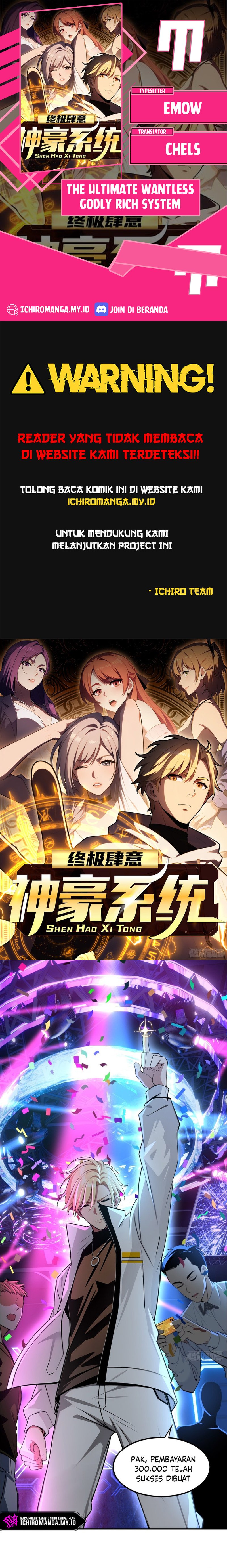 The Ultimate Wantless Godly Rich System Chapter 11 Gambar 1