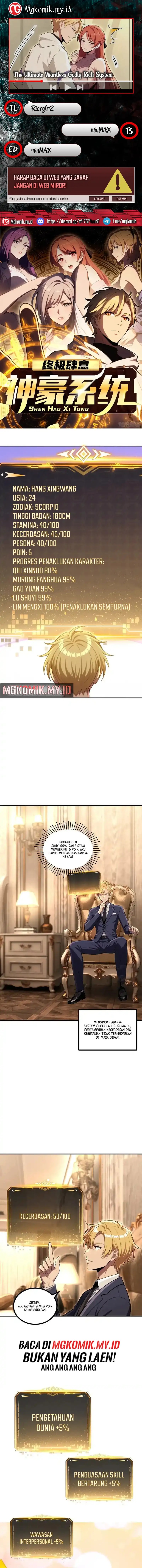 The Ultimate Wantless Godly Rich System Chapter 74 Gambar 1