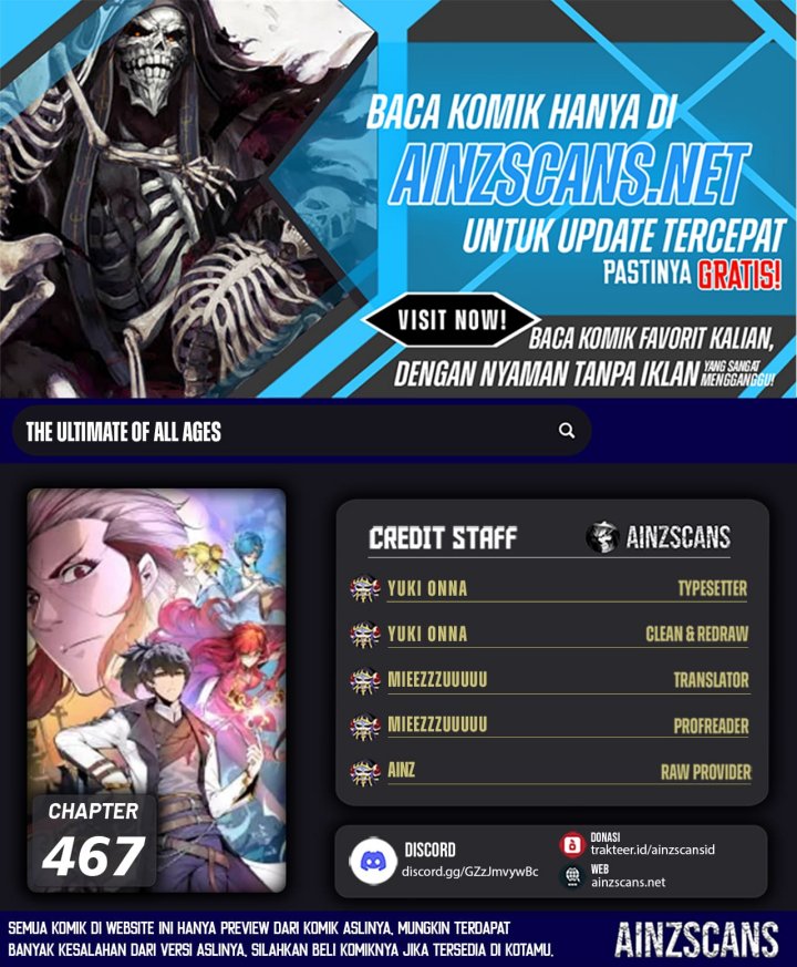 The Ultimate of All Ages (The Ancient Sovereign of Eternity) Chapter 467 Gambar 1