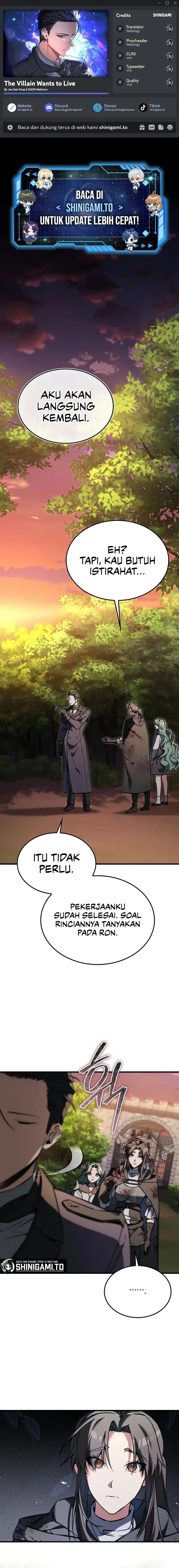 The Villain Wants To Live Chapter 43 Gambar 1