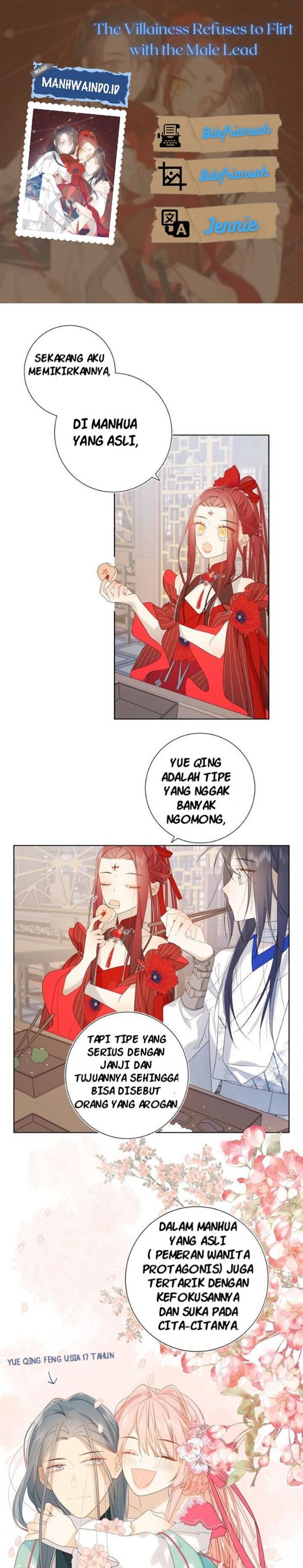 The Villainess Refuses to Flirt with the Male Lead Chapter 16 Gambar 1