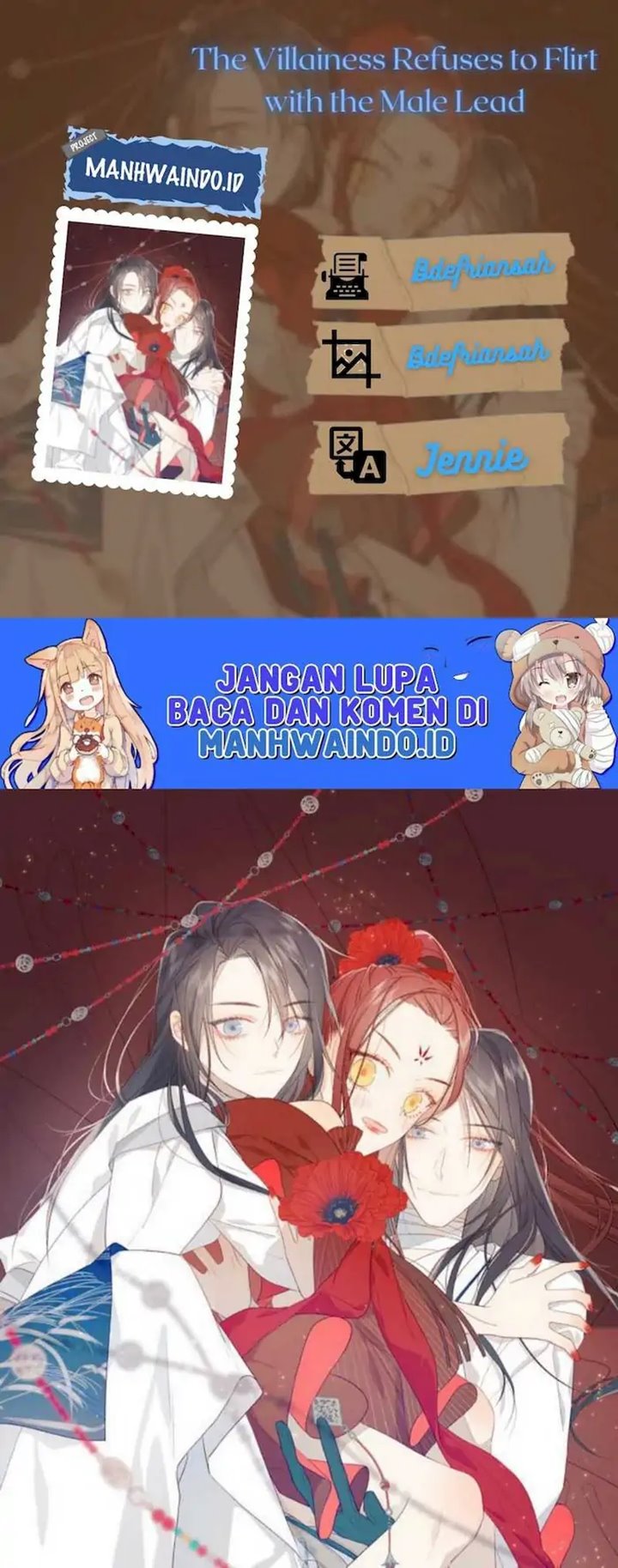The Villainess Refuses to Flirt with the Male Lead Chapter 29 Gambar 1