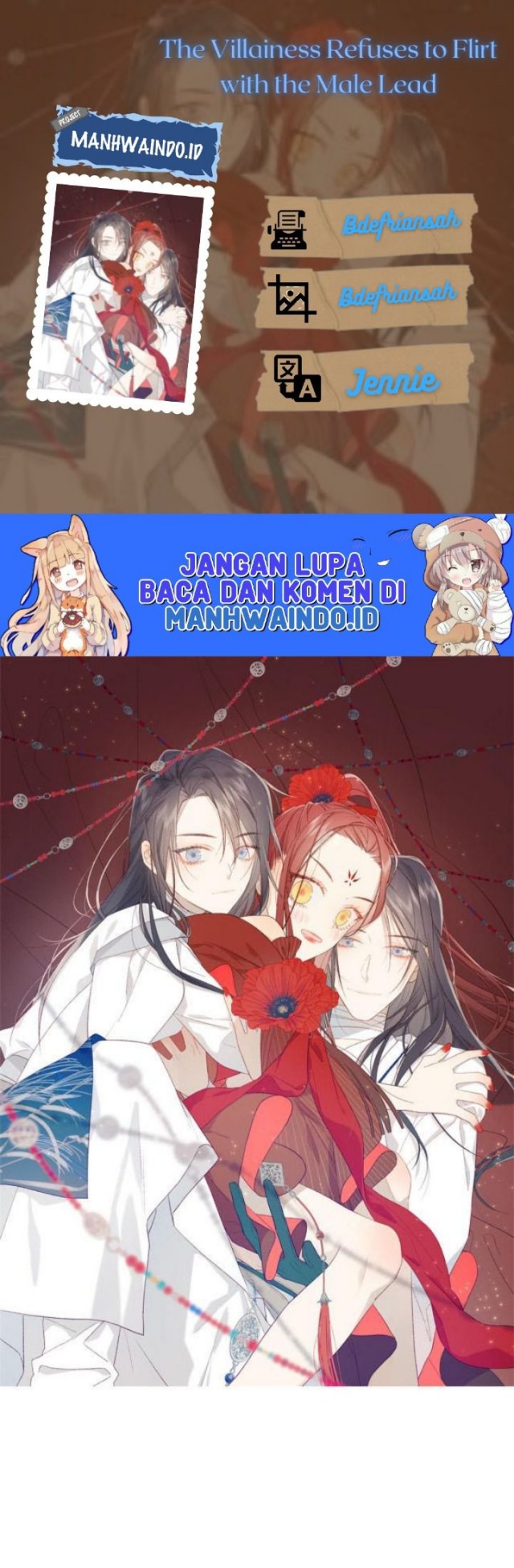 The Villainess Refuses to Flirt with the Male Lead Chapter 36 Gambar 1