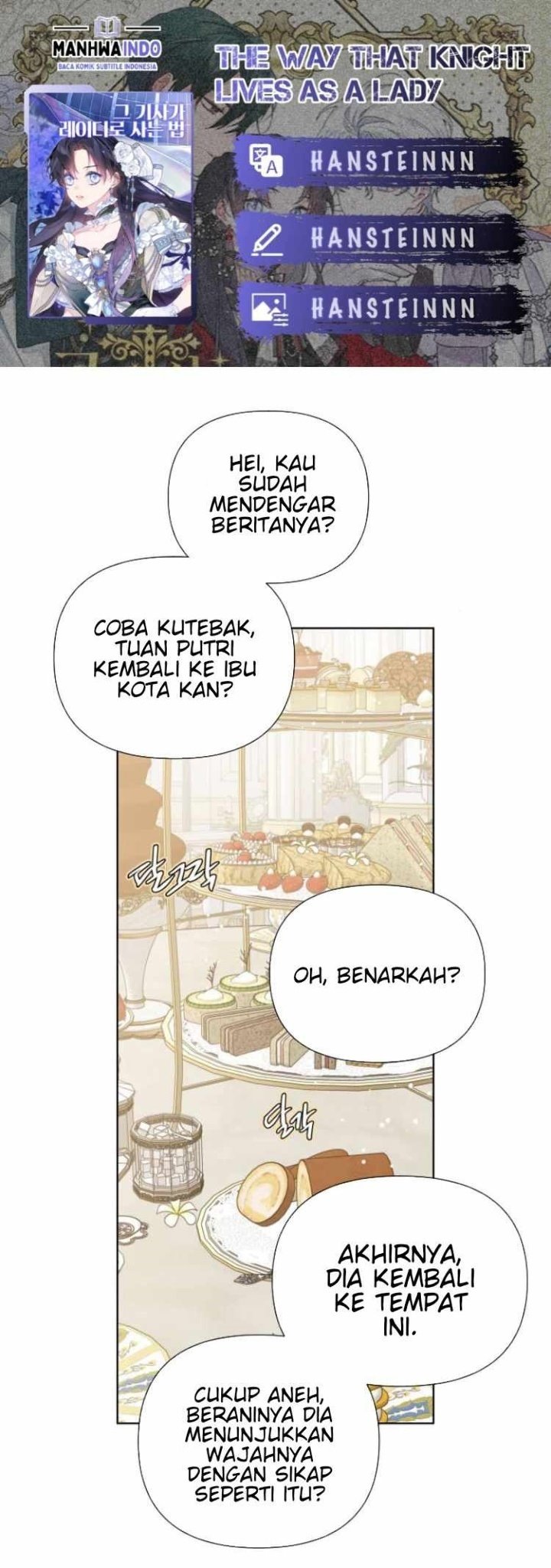 The Way That Knight Lives As a Lady Chapter 41 Gambar 1