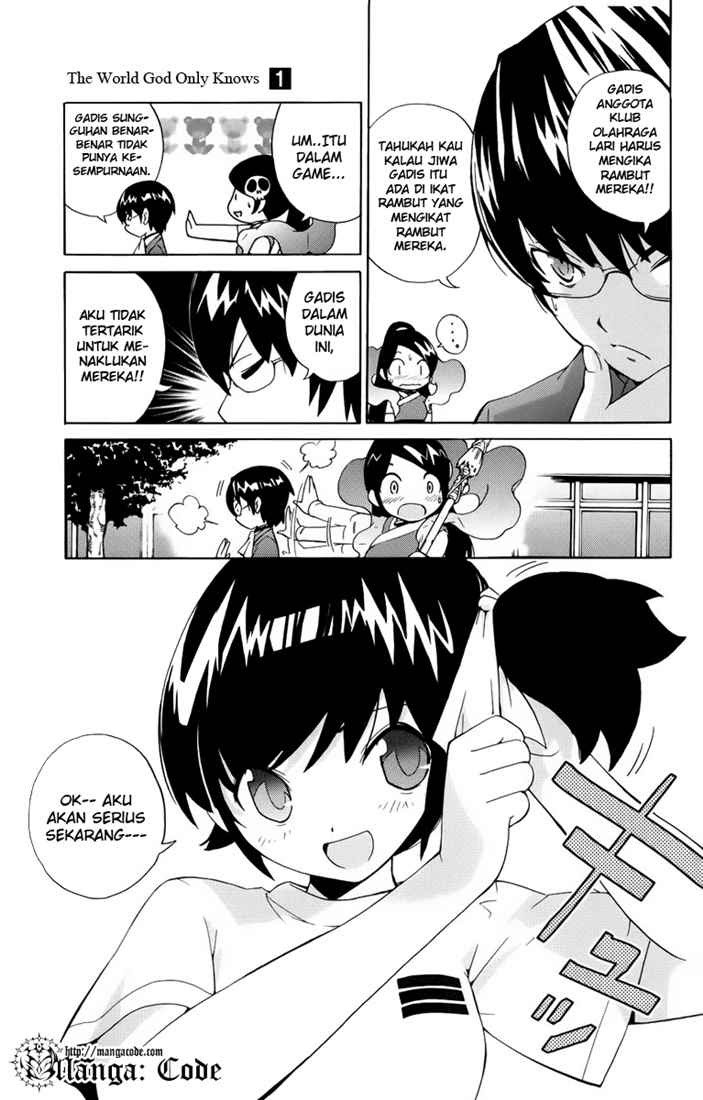 The World God Only Knows Chapter 01 Gambar 34