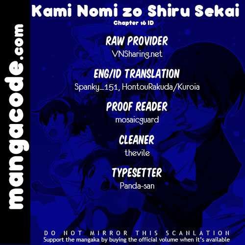 The World God Only Knows Chapter 16 Gambar 1