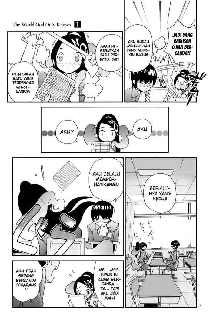 The World God Only Knows Chapter 03 Gambar 18