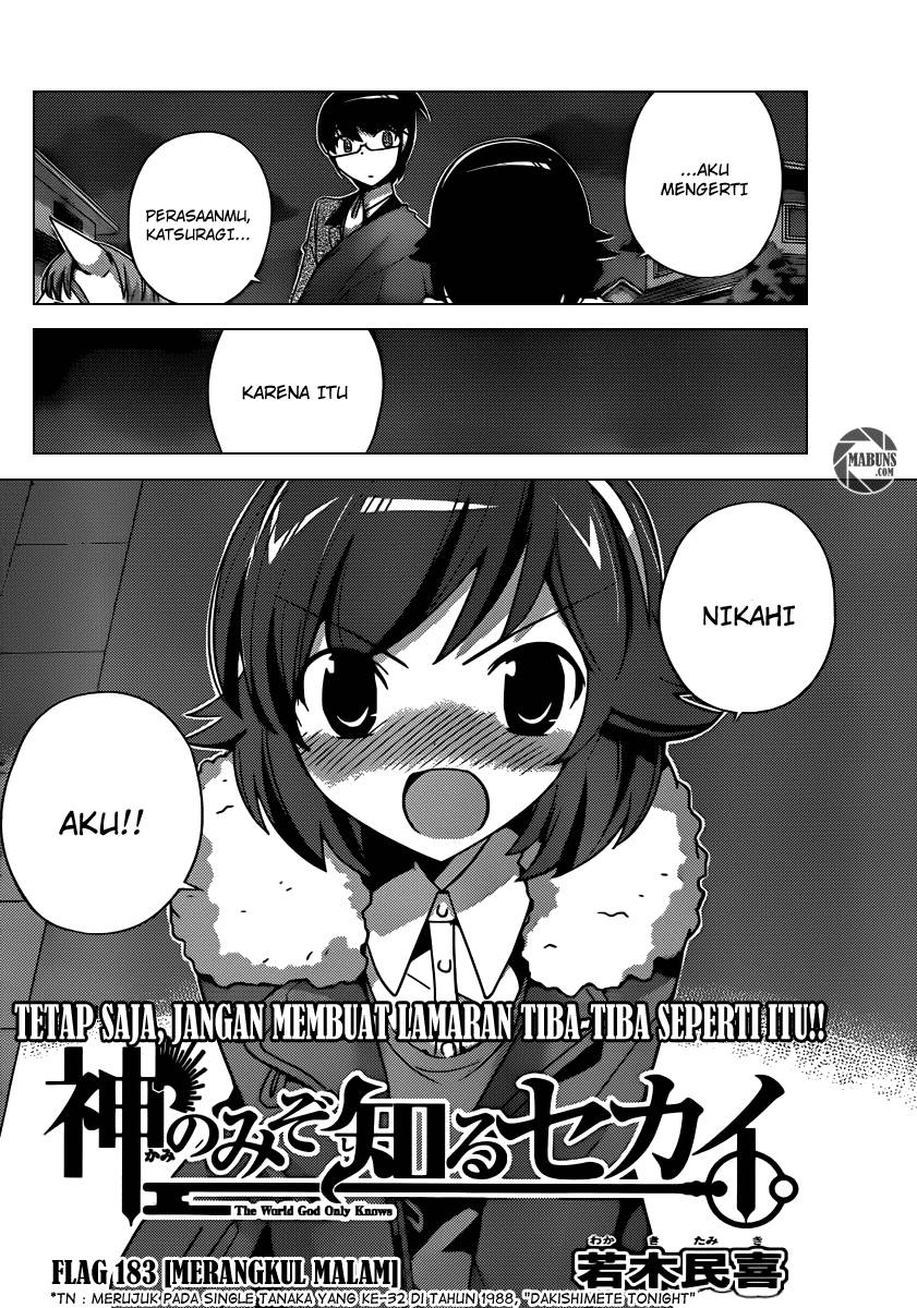The World God Only Knows Chapter 183 Gambar 3