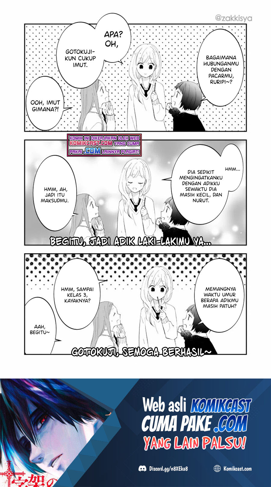 The World Will Be Destroyed Tomorrow, so I Want to Rub Your Boobs Chapter 08 Gambar 2