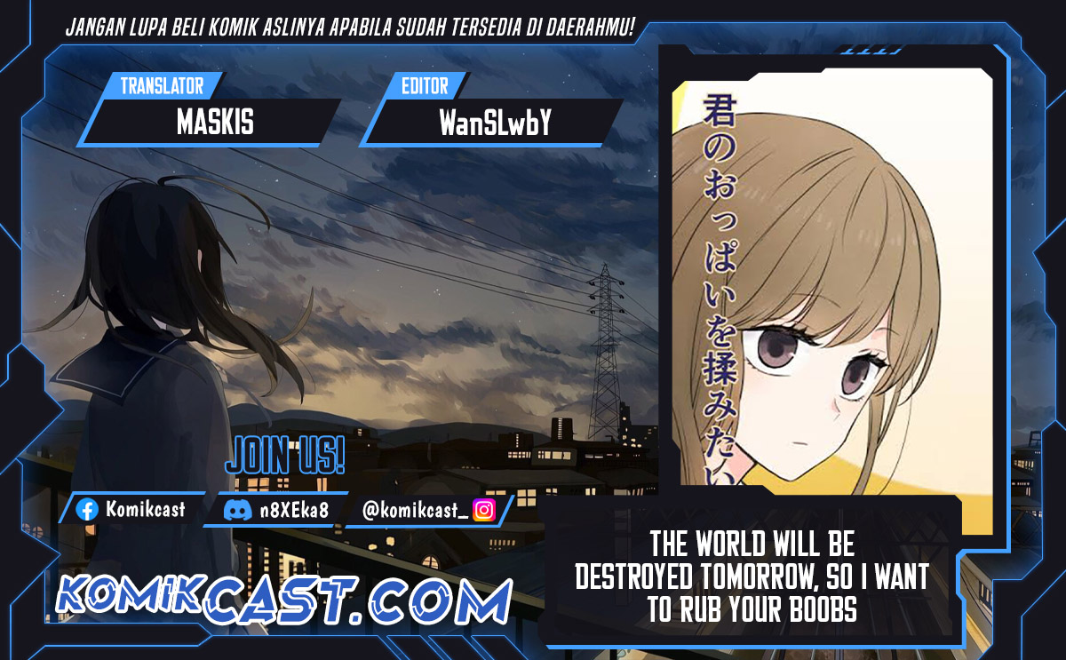 The World Will Be Destroyed Tomorrow, so I Want to Rub Your Boobs Chapter 18 Gambar 1