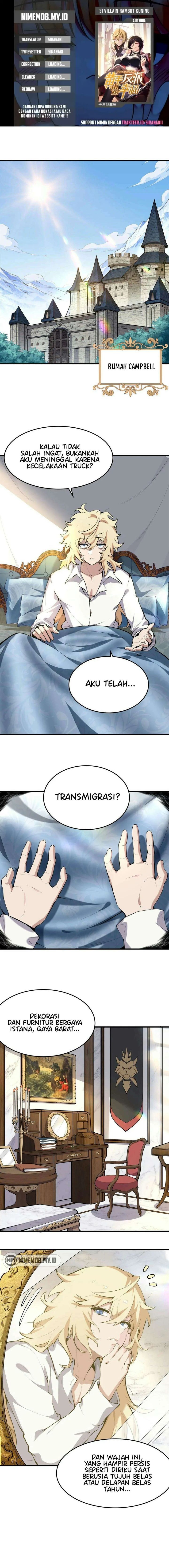 The Yellow-haired Villain in Female Main Character’s Novel wants Happiness Chapter 01 Gambar 1