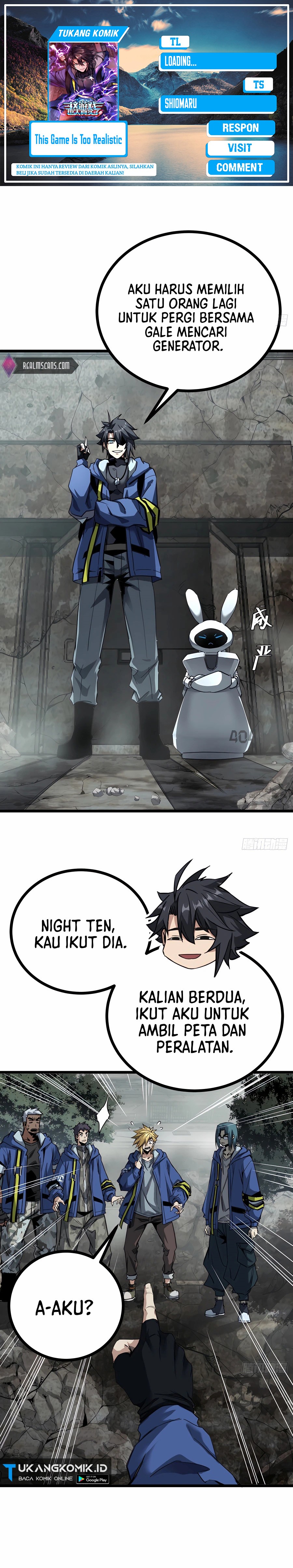 This Game Is Too Realistic Chapter 11 Gambar 1