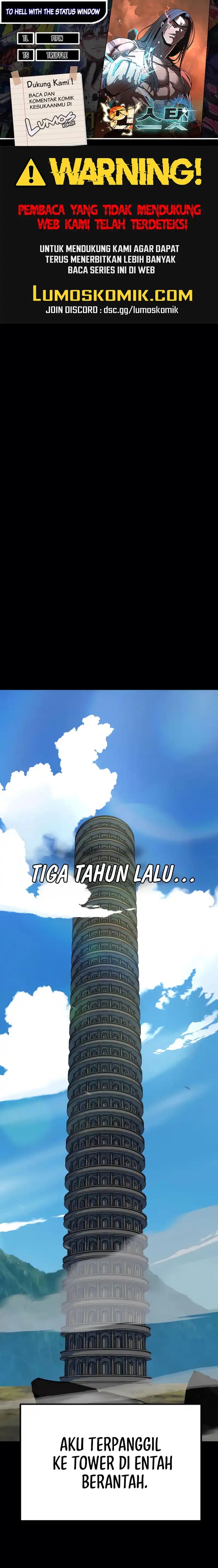 To Hell With the Status Window Chapter 02 Gambar 1