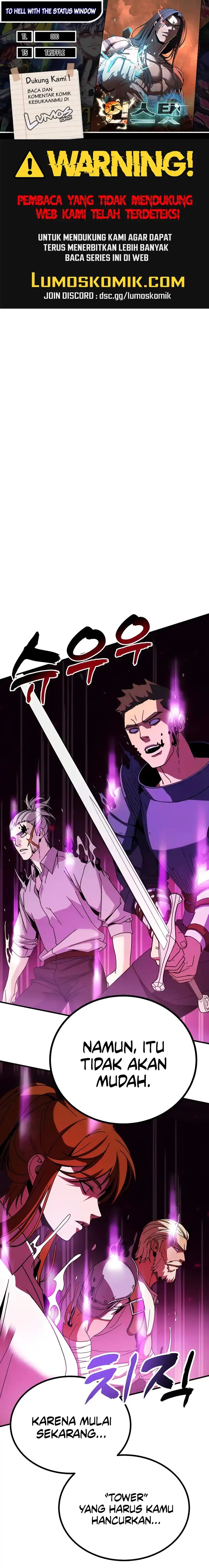 To Hell With the Status Window Chapter 03 Gambar 1