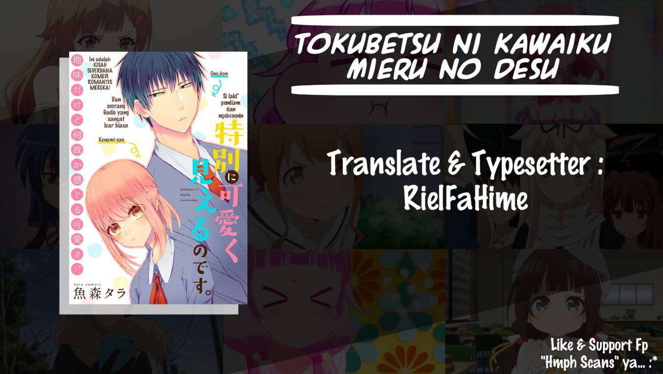 Tokubetsu ni Kawaiku Mieru no desu Chapter 01 Gambar 1