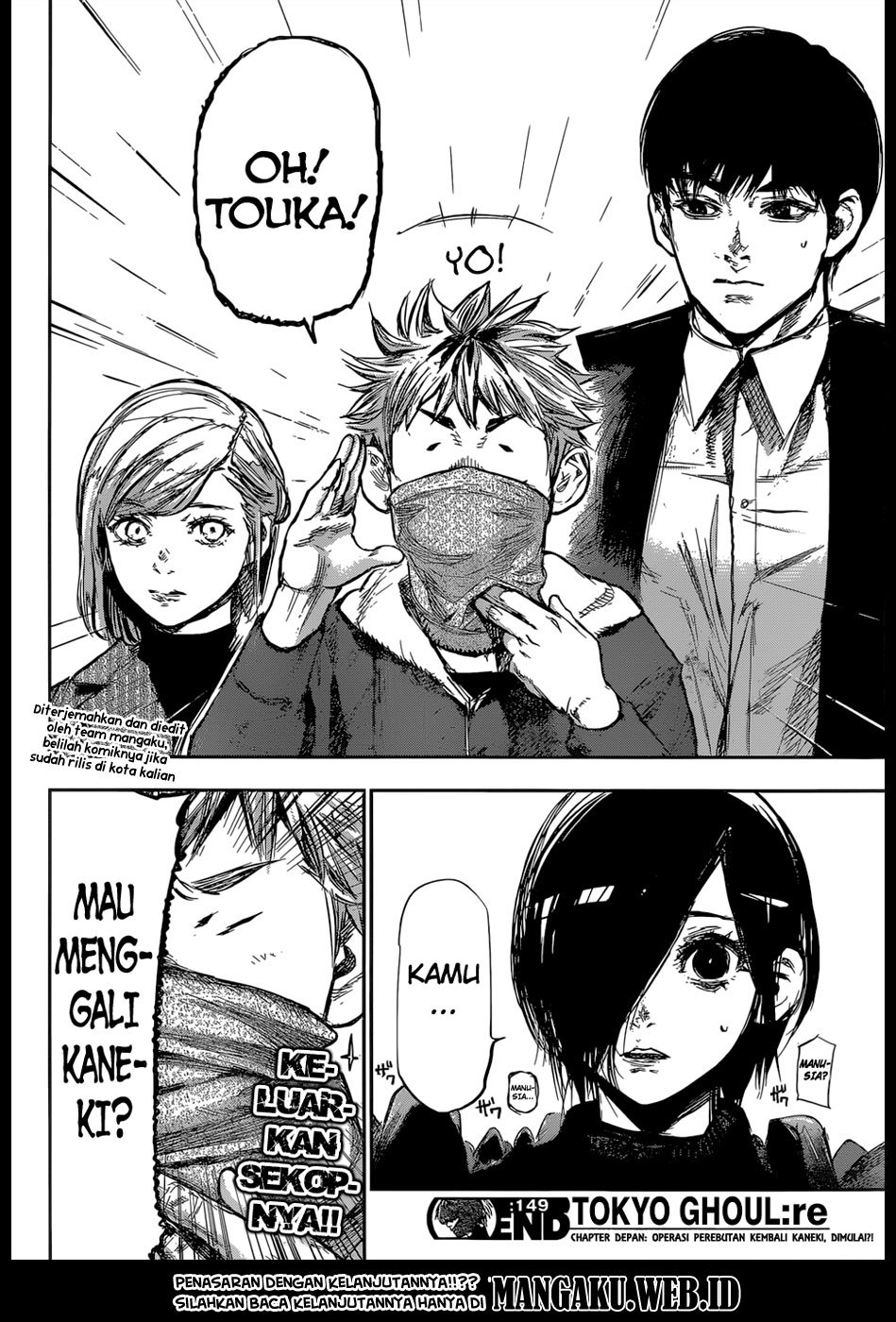 Tokyo Ghoul:re Chapter 149 Gambar 18