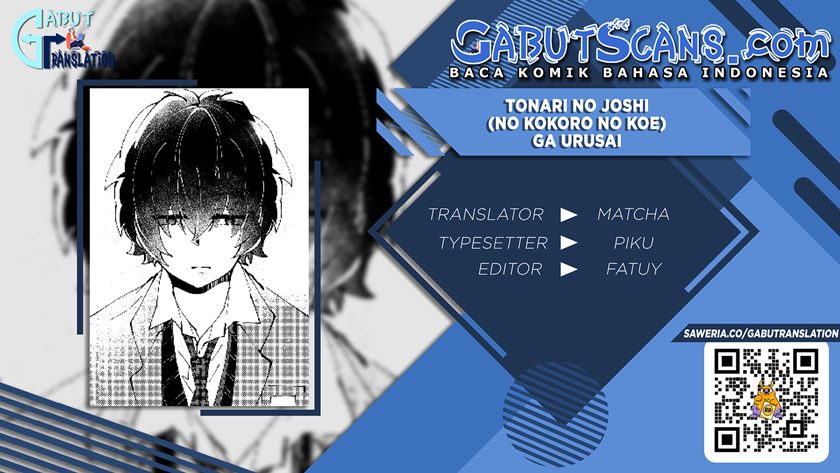 Tonari no Joshi (no Kokoro no Koe) ga Urusai Chapter 02 Gambar 1